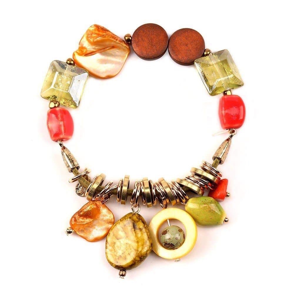 Bali Hai Stretch Bracelet with Fobs